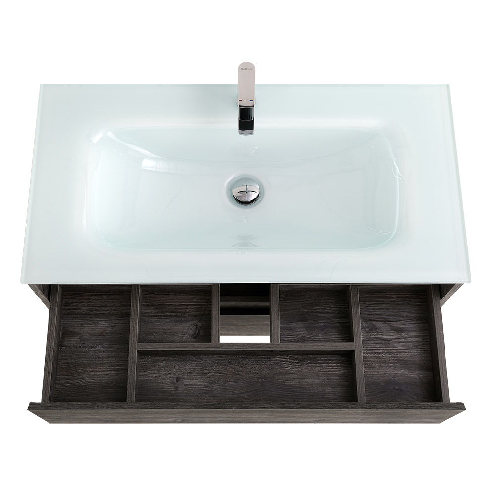 Приобрести belbagno тумба с раковиной kraft 100 см, подвесная pino pasadena, белая раковина