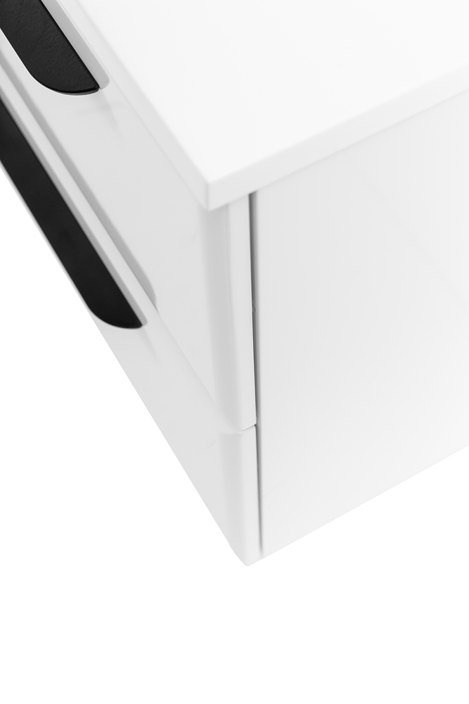 Приобрести cezares тумба подвесная с раковиной eco 90 см bianco lucido, белый глянец eco-900-2c-so-bl