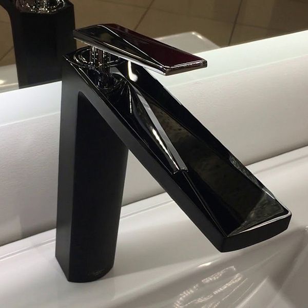 Приобрести boheme смеситель для раковины venturo, черный хром 371-sgm