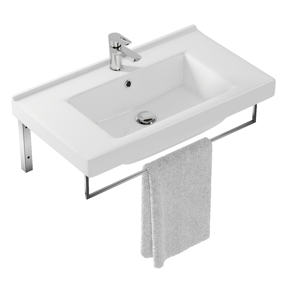 Приобрести полотенцедержатель для раковины 80