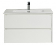 Тумба подвесная с раковиной BelBagno KRAFT-900-2C-SO-BO 90 см, Bianco Opaco