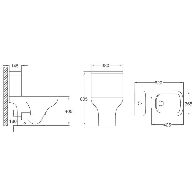 Приобрести azario напольный унитаз-компакт alba, безободковый, c крышкой с микролифтом az-8323