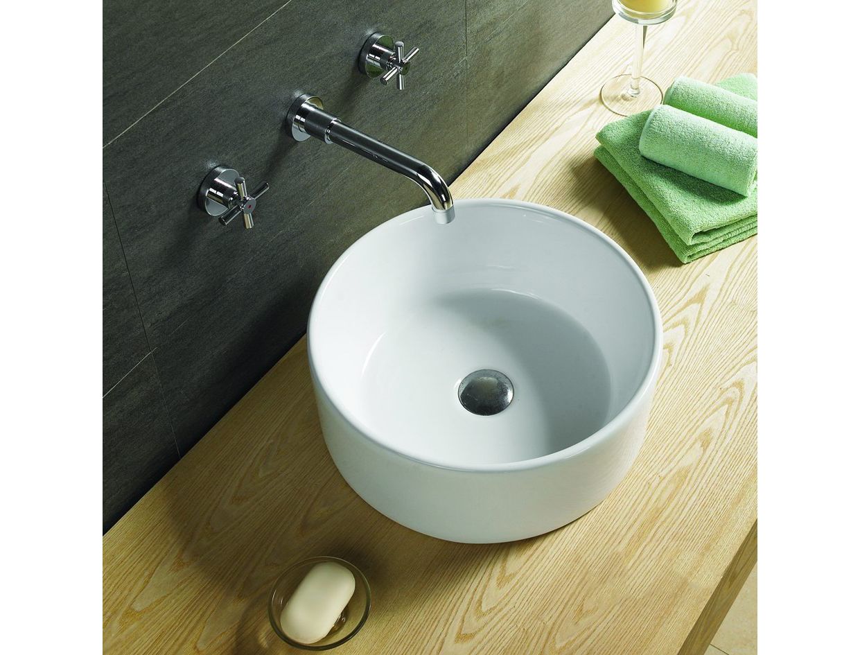 Приобрести раковина-чаша ceramalux 40 см 9011