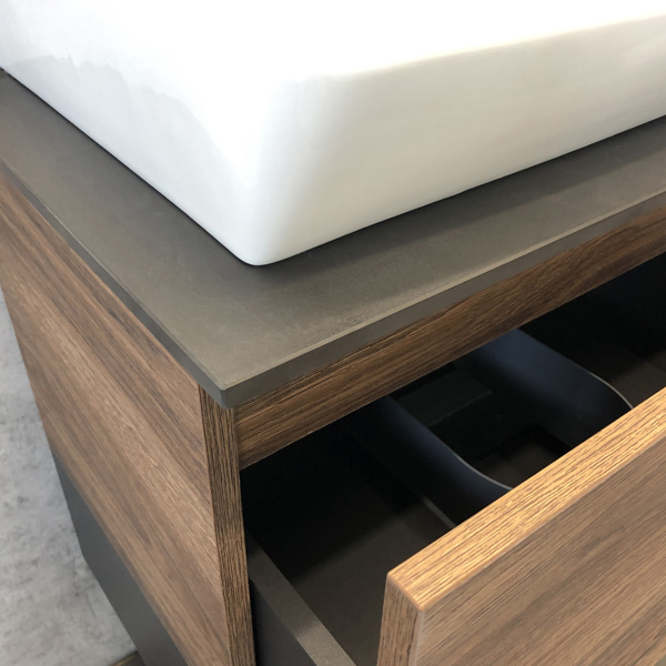 Приобрести сomforty тумба со столешницей и раковиной "штутгарт-60" дуб тёмно-коричневый