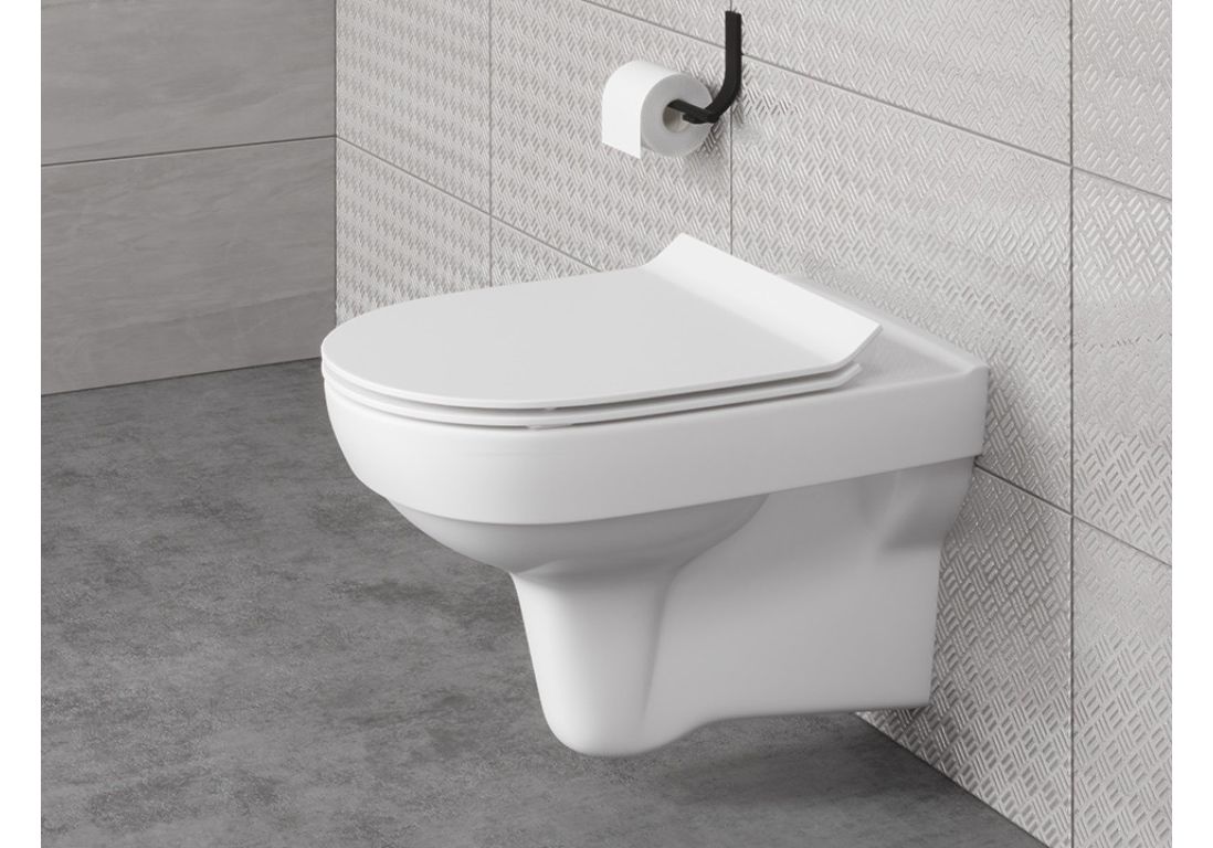 Приобрести подвесной унитаз cersanit city new clean on с крышкой дюропласт