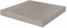 Ступень Kerama Marazzi Про Стоун серая. угл. лев. клееная 33х33