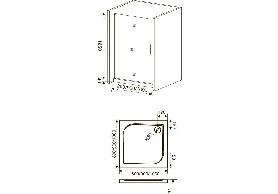 Приобрести bas дверь душевая fantasy dr-90-f-ch 90 см хром/узор