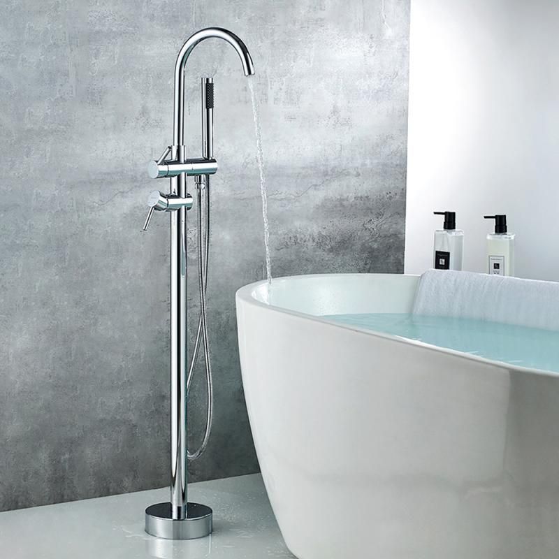 Приобрести gerhans напольный смеситель для ванны k15, хром k13219