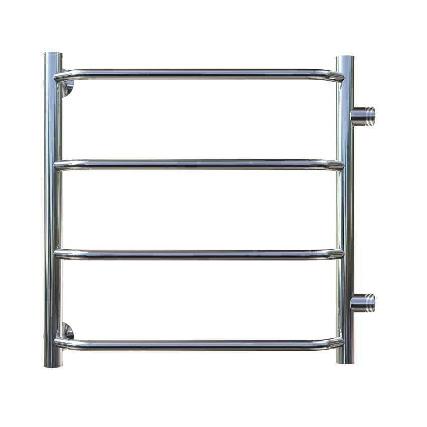 Приобрести тругор водяной полотенцесушитель браво п4 400х600 мм пм1 с боковым подводом, хром 00-00015911
