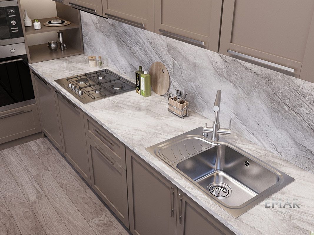 Приобрести oulin кухонная мойка 69х45 см, правостороняя, сатин oulin ol-327r