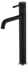 Boheme Смеситель для раковины высокий, Uno. Черный Chrome 462-BCR