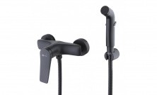 LEMARK Смеситель Bronx с гигиеническим душем, черный LM3718BL