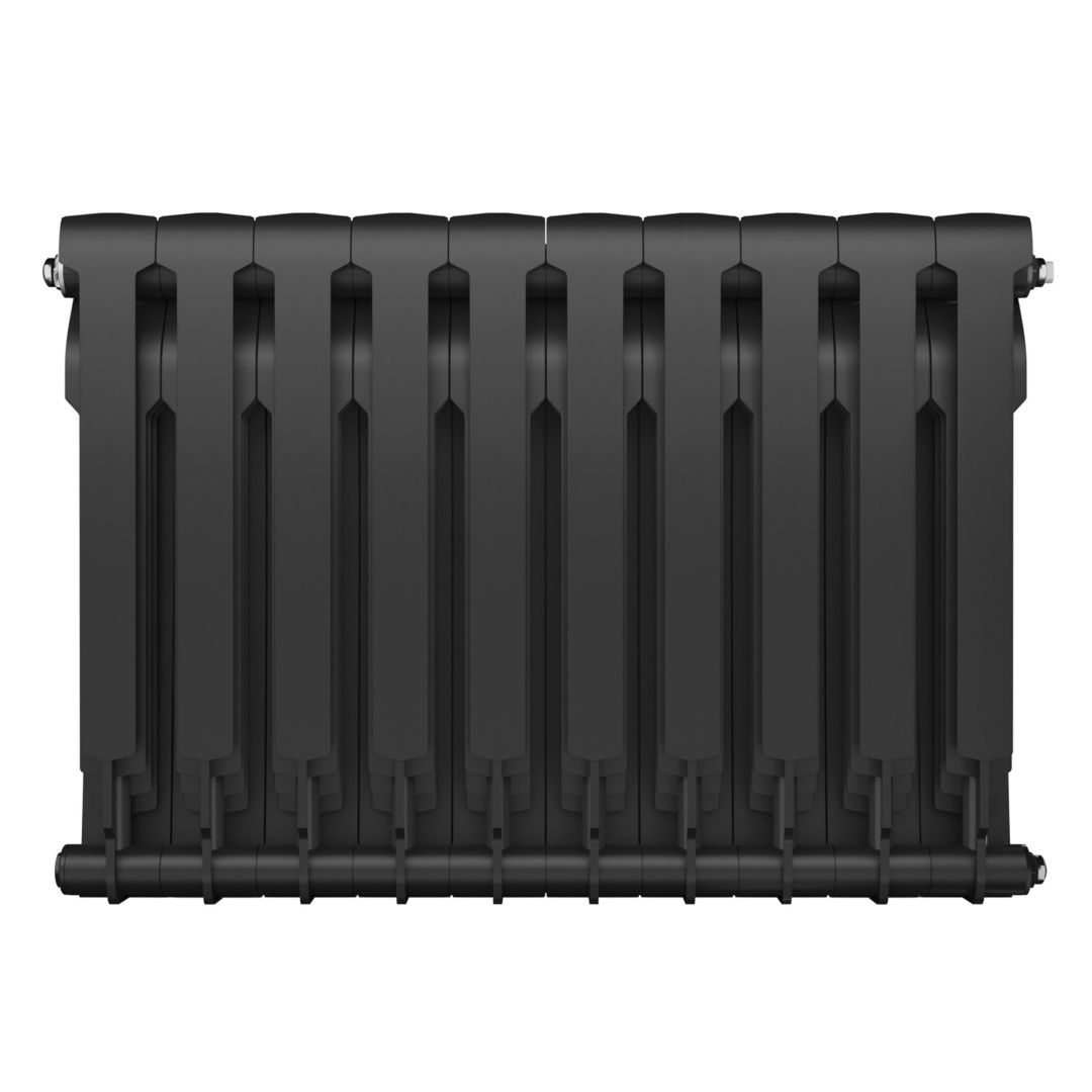 Приобрести royal thermo радиатор биметаллический biliner 500 /noir sable ( черный графит ) - 6 секц.
