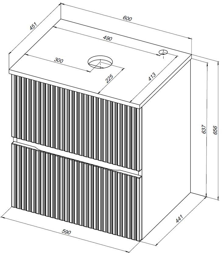Приобрести aquanet столешница джейн 60 см, мисти грин