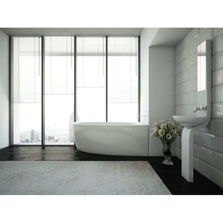 Приобрести ванна акриловая azario kapris 170x90 см, асимметричная, правая av.0061170