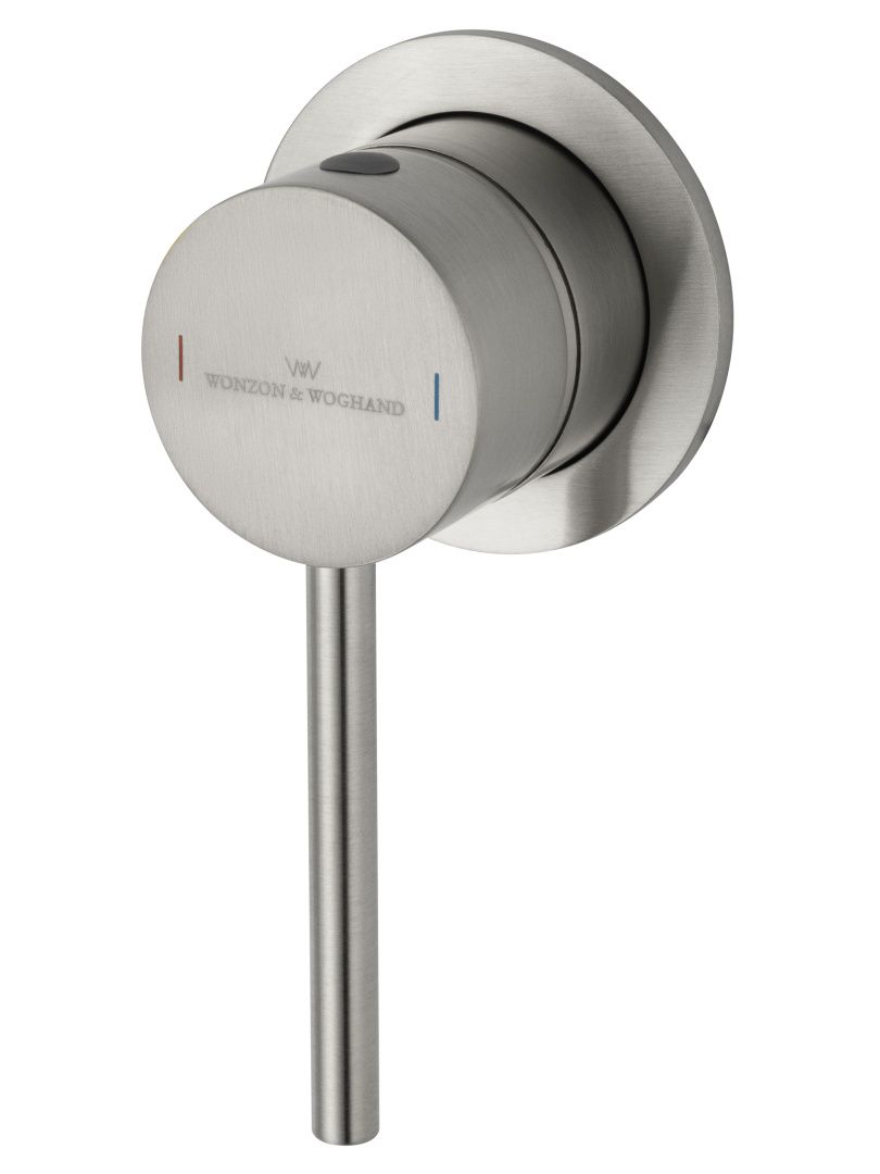 Приобрести смеситель для раковины встраиваемый wonzon & woghand stick, брашированный никель (ww-88869017-bn)
