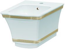 Boheme Биде подвесное Hermitage, белое\ золото 953-G