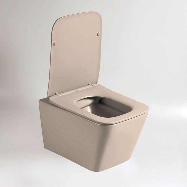 Приобрести vincea унитаз подвесной piatti q-line, ультратонкое сиденье, микролифт, капучино матовый vt1-12mc