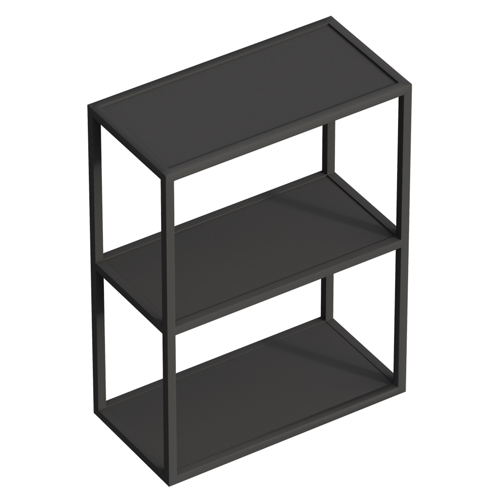 Приобрести cezares полка металическая cadro 30 см см, подвесная , черная cadro-60/30/80-2c-so-met-st