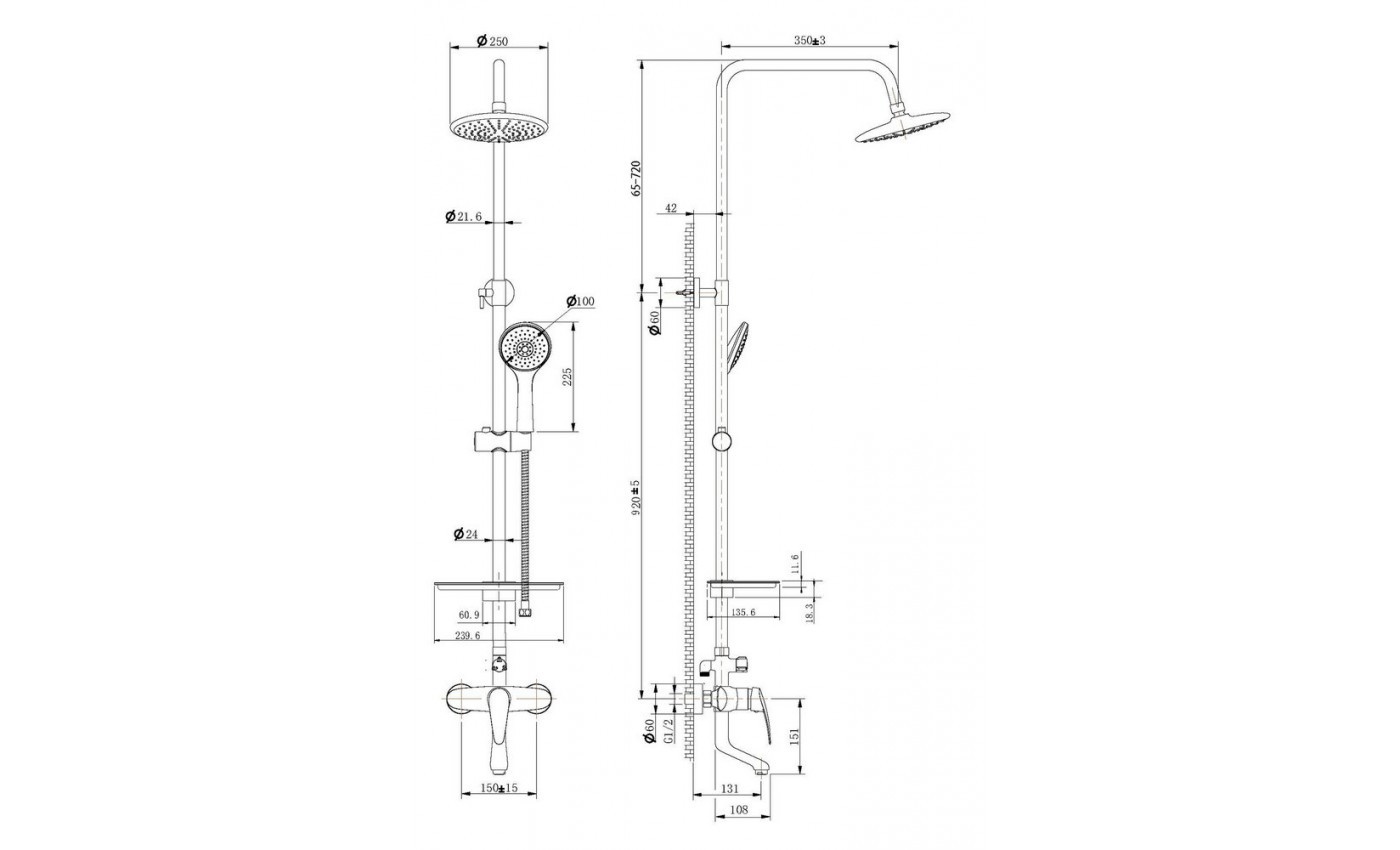 Приобрести lemark душевая система linara, хром lm0462c