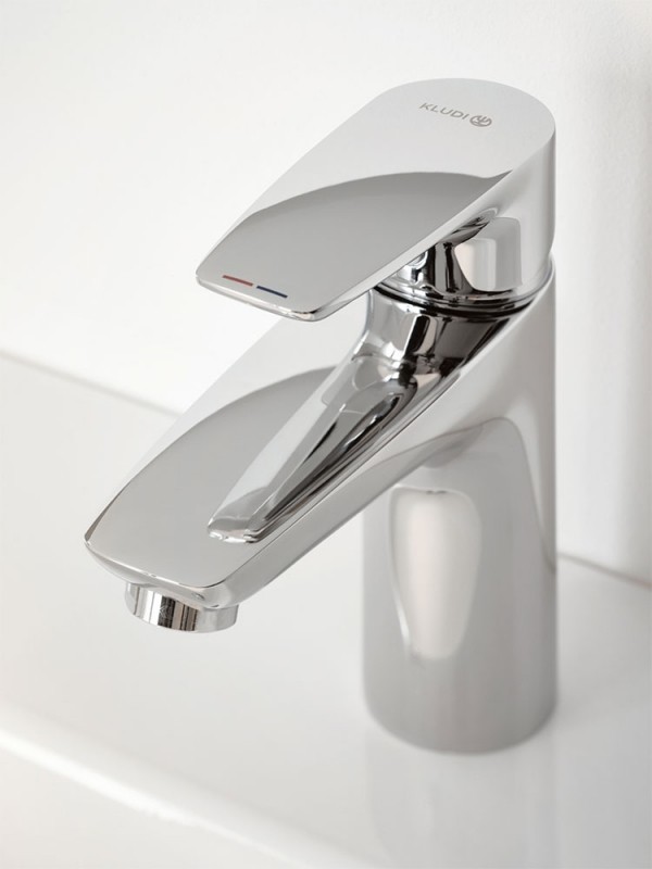 Приобрести kludi pure&solid однорычажный смеситель на умывальник 100, без донного клапана, арт. 342920575