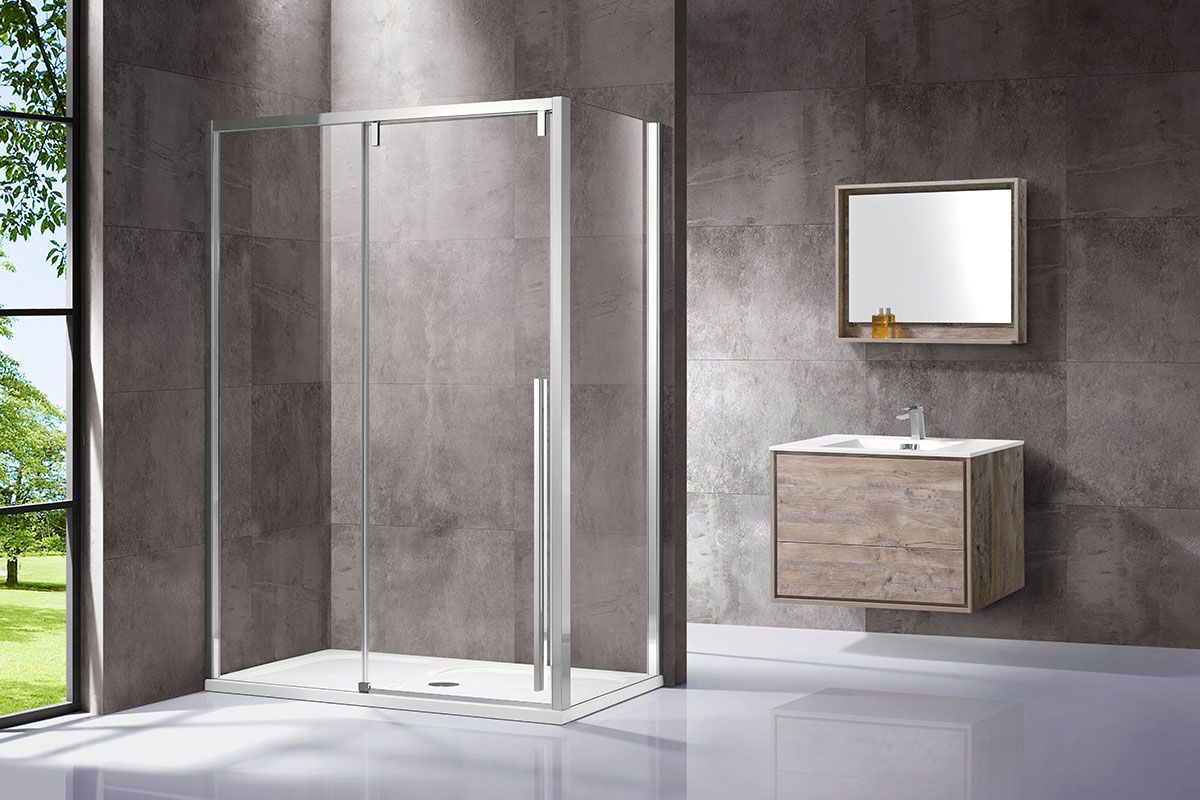 Приобрести vincea душевое ограждение lugano 100х150 см, прозрачное, хром vsr-1l1015cl-1
