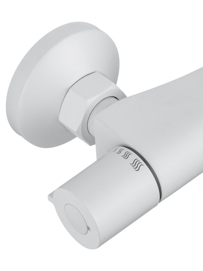 Приобрести смеситель для душа с термостатом wonzon & woghand inn 5, белый матовый (ww-b1005-a-mw)