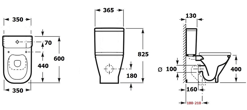 Приобрести aquanet унитаз компакт rimless fine-c soft close