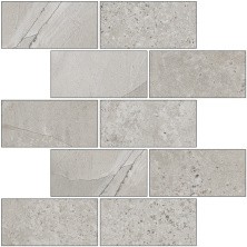 Мозаика Kerranova Marble Trend 307x307 мм, LR, Limestone , серый 