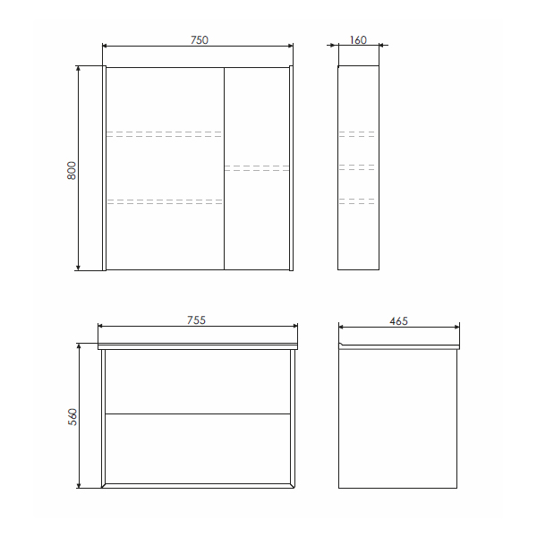 Приобрести сomforty зеркало-шкаф "женева-75", дуб белый