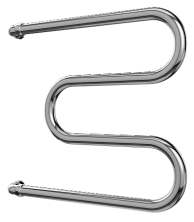 Terminus Полотенцесушитель М - образный 60х50 см, боковое подключение, водяной, хром