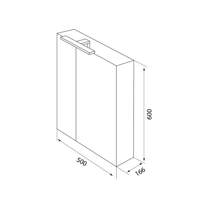 Приобрести iddis зеркало-шкаф new mirro 50х60см, с подсветкой, белый nmir502i99