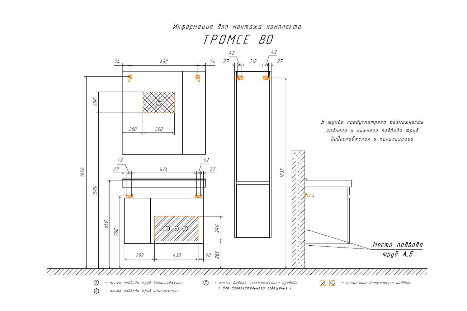 Приобрести сomforty зеркало-шкаф "тромсе-80" дуб сонома