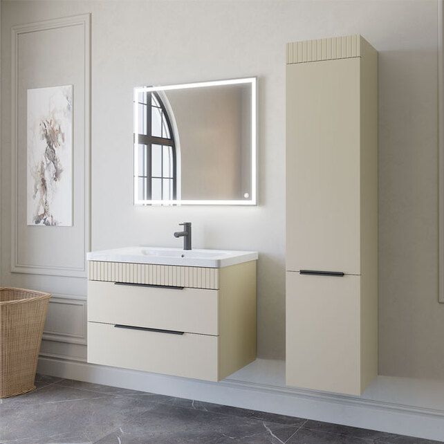 Приобрести caprigo тумба с раковиной monbar-smalty 80 см, бежевая, эмаль 36312eml 7