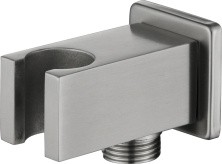 BelBagno Шланговое подсоединение с держателем душевой лейки NOVA, сатин BB-DHLA-IN