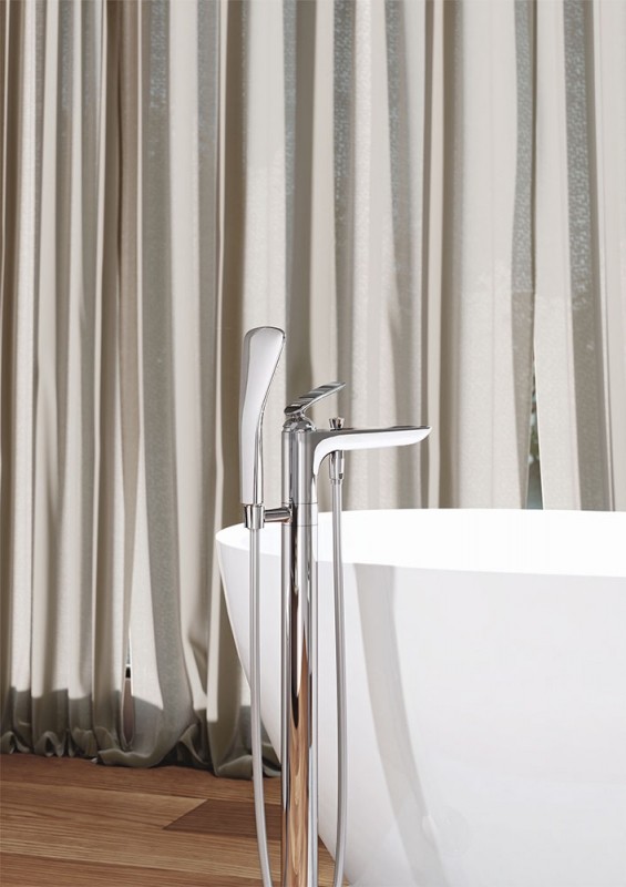 Приобрести kludi смеситель для ванны balance dn 15 , напольный, хром 525900575