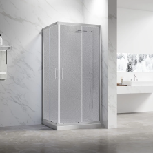 Veconi Душевое ограждение Rovigo 80х110 см, хром, стекло pear RV27CH-11080-02-C8