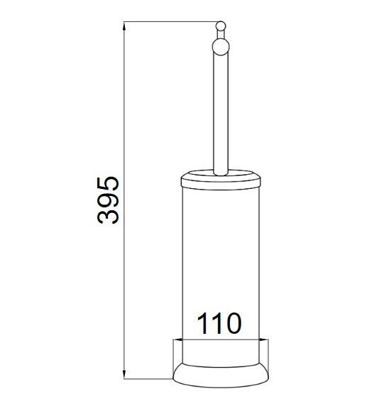 Приобрести boheme ершик для унитаза imperiale, золото\кристалы 10425