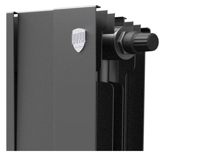 Приобрести royal thermo радиатор биметаллический pianoforte 300 /noir sable ( черный графит ) vdr - 14 секц.