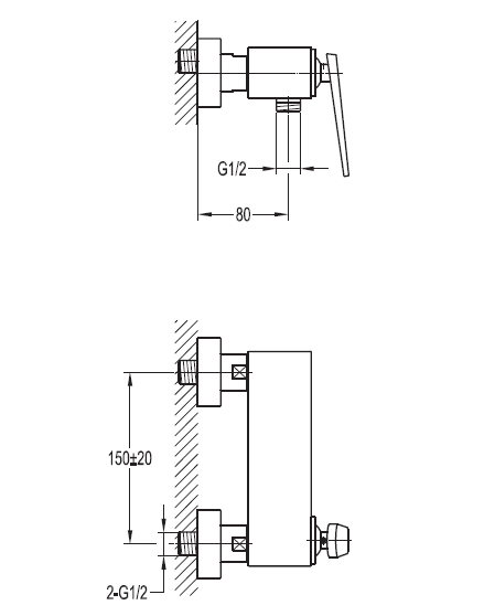 Приобрести cezares смеситель для душа baden, хром baden-d-01