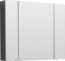 Aquanet Зеркальный шкаф Алвита 100 см, серый антрацит