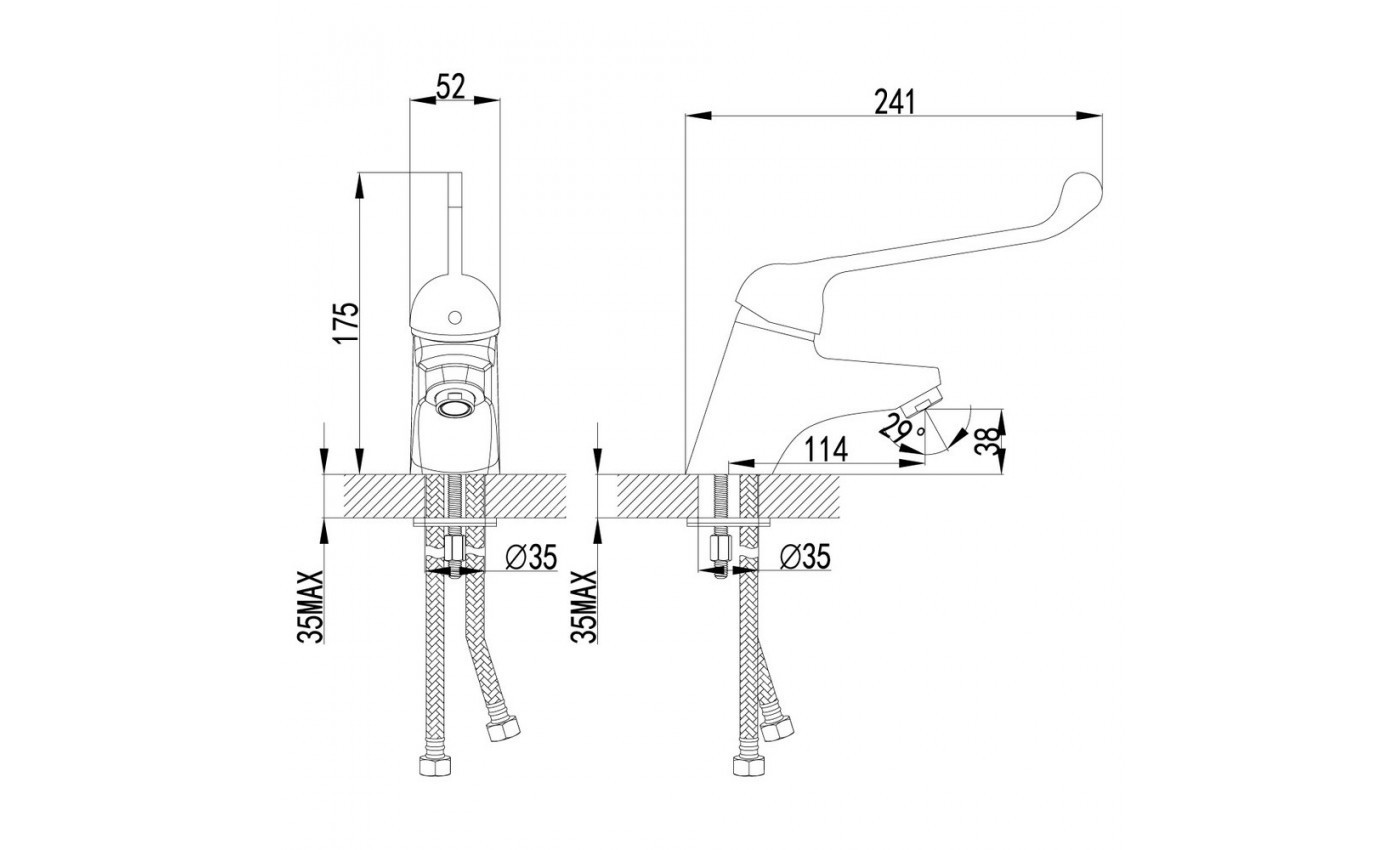Приобрести lemark смеситель для раковины project, хром lm4606c