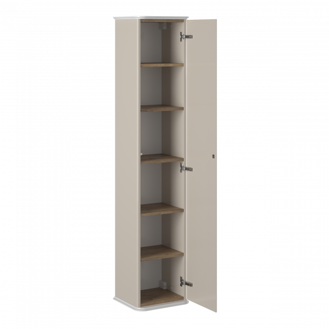 Приобрести briz пенал подвесной latte 35 см, бежевый, универсальный