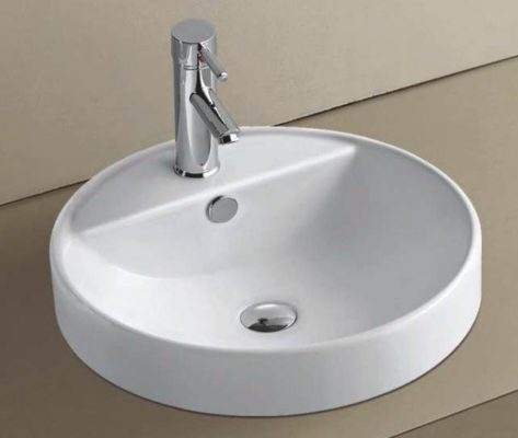 Приобрести раковина накладная ceramalux 46 см 7067a