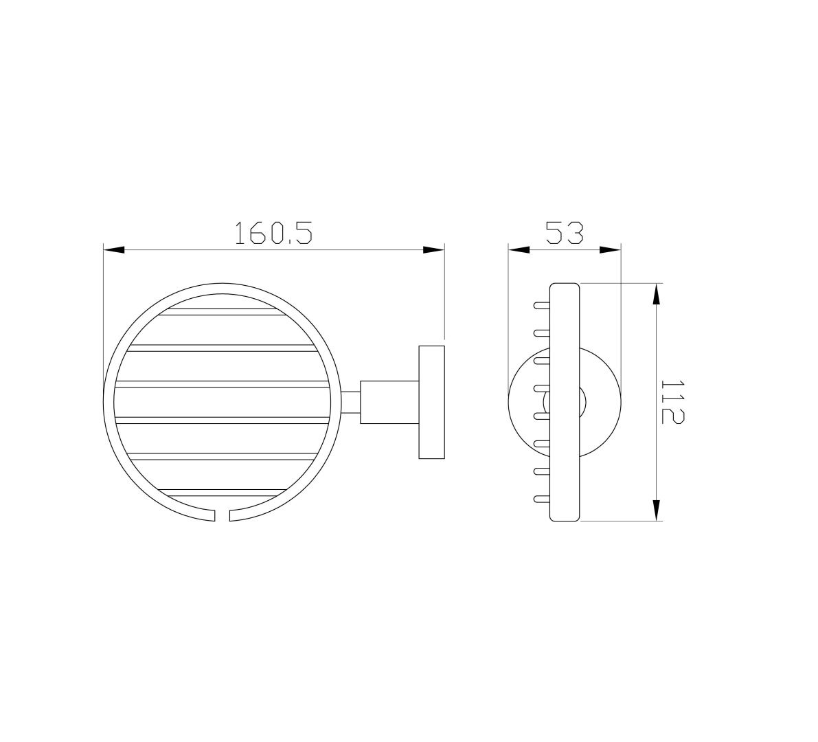 Приобрести мыльница с держателем wonzon & woghand easy, хром (ww-8124)