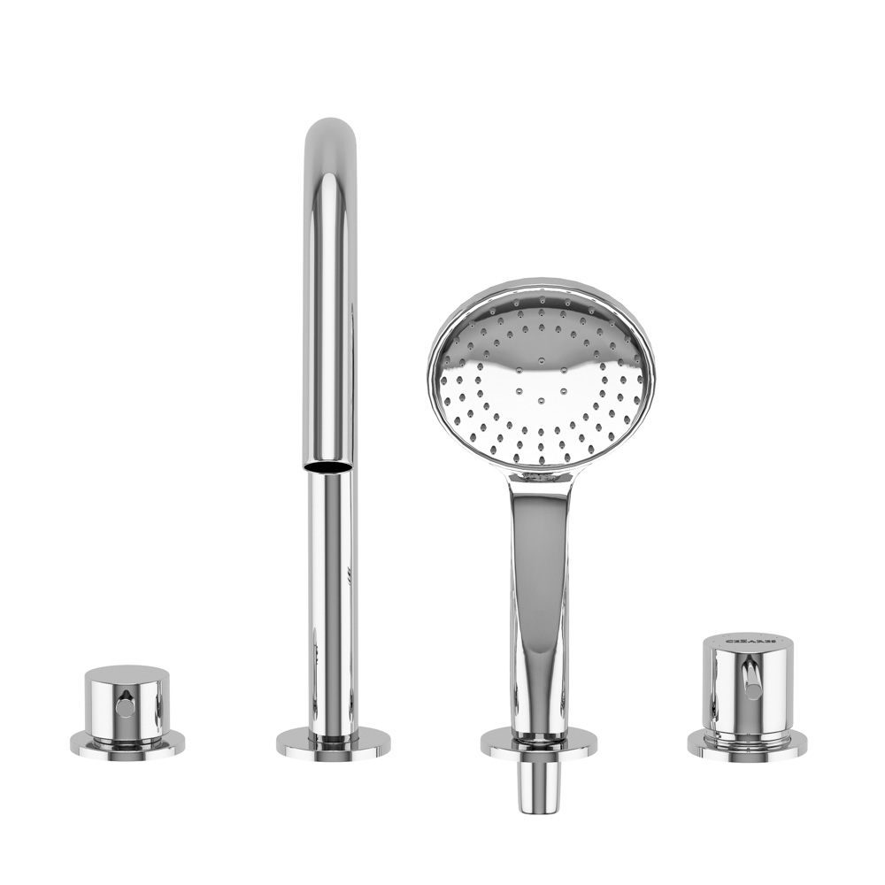 Приобрести cezares смеситель на борт ванны leaf-bvdm4-l-01