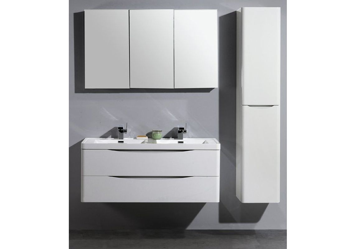 Приобрести пенал подвесной belbagno ancona-n-1500-2a-sc-bl-l 40 см, левый, белый