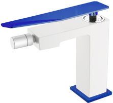 Boheme Смеситель для биде Q, белый\синий 146-WUW.2