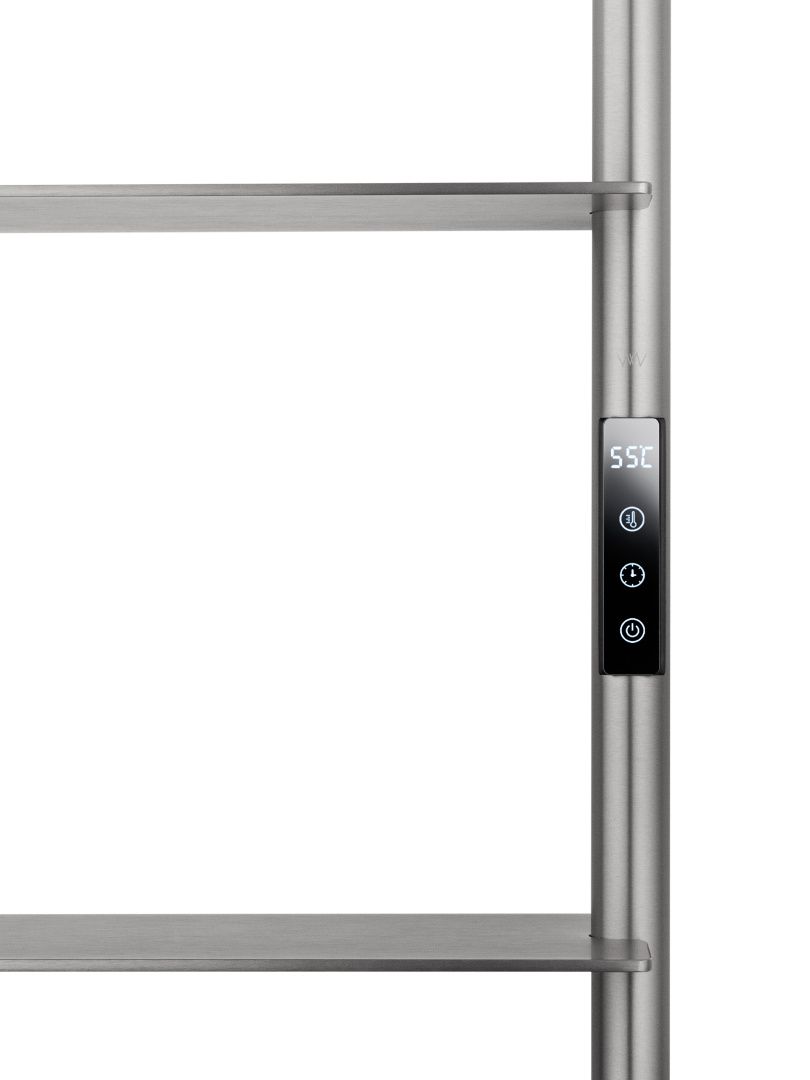 Приобрести полотенцесушитель электрический wonzon & woghand düsseldorf, брашированный никель (ww-a205-br)