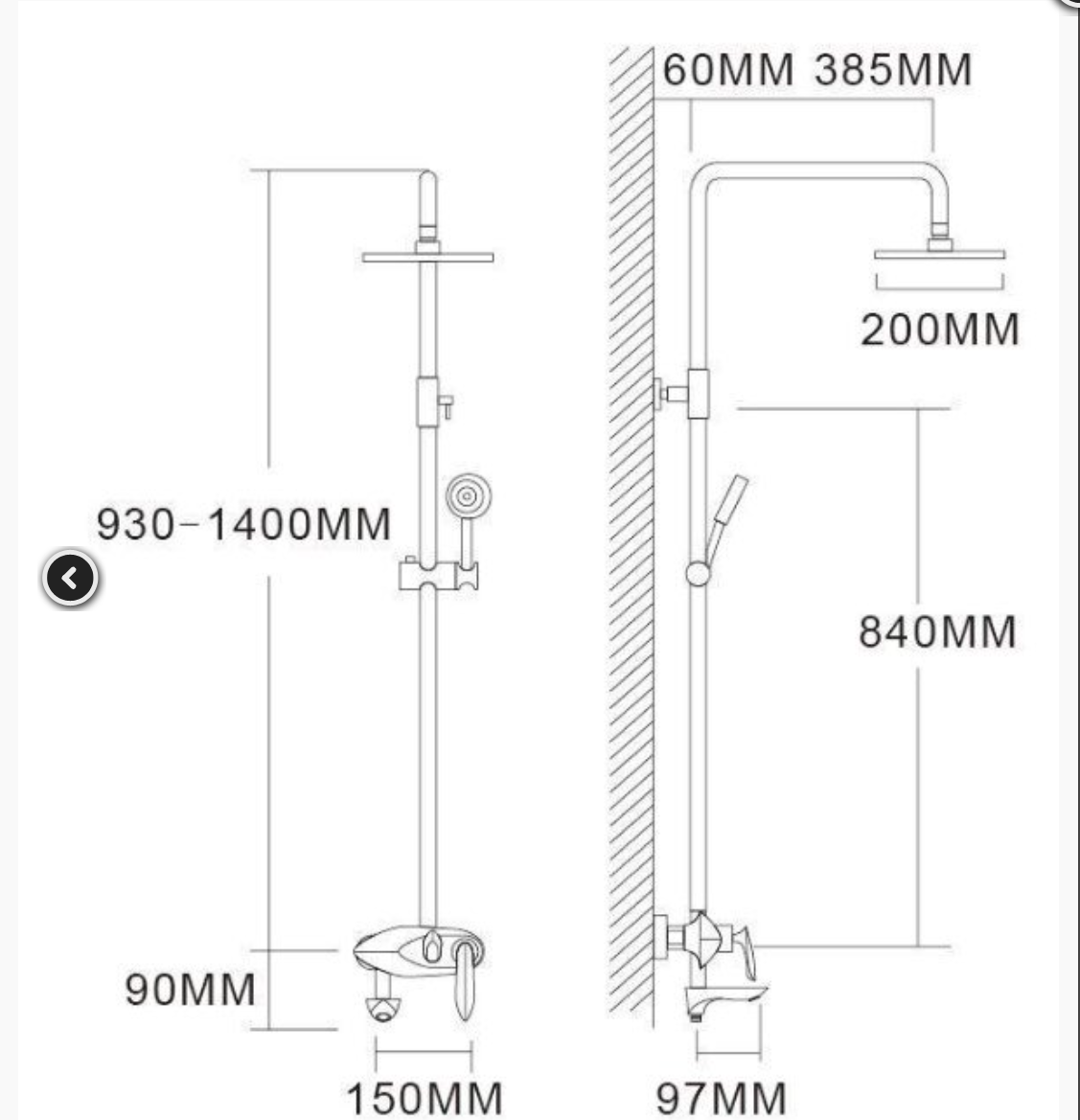 Приобрести grocenberg душевая система, черная матовая gb7099bl